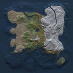 Thumbnail Rust Map: Procedural Map, Size: 3000, Seed: 258554973, 10 Monuments