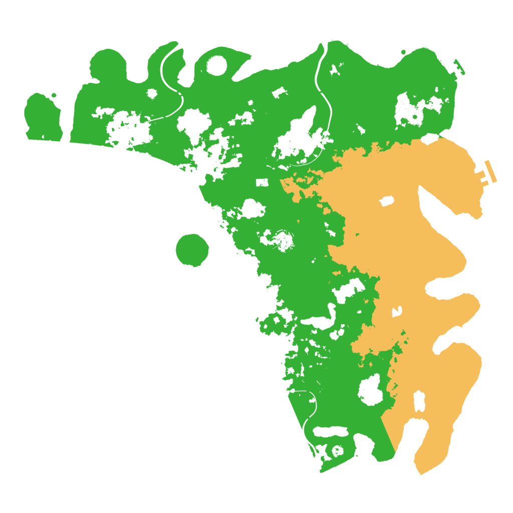 Biome Rust Map: Procedural Map, Size: 4500, Seed: 1215088200