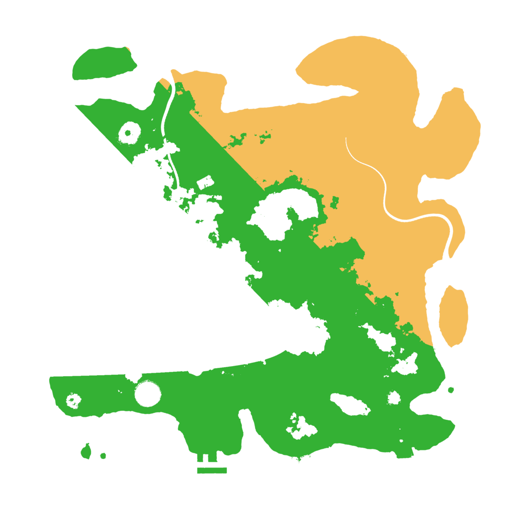 Biome Rust Map: Procedural Map, Size: 3500, Seed: 1965674112