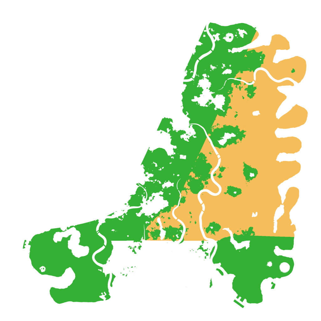 Biome Rust Map: Procedural Map, Size: 5500, Seed: 463566173