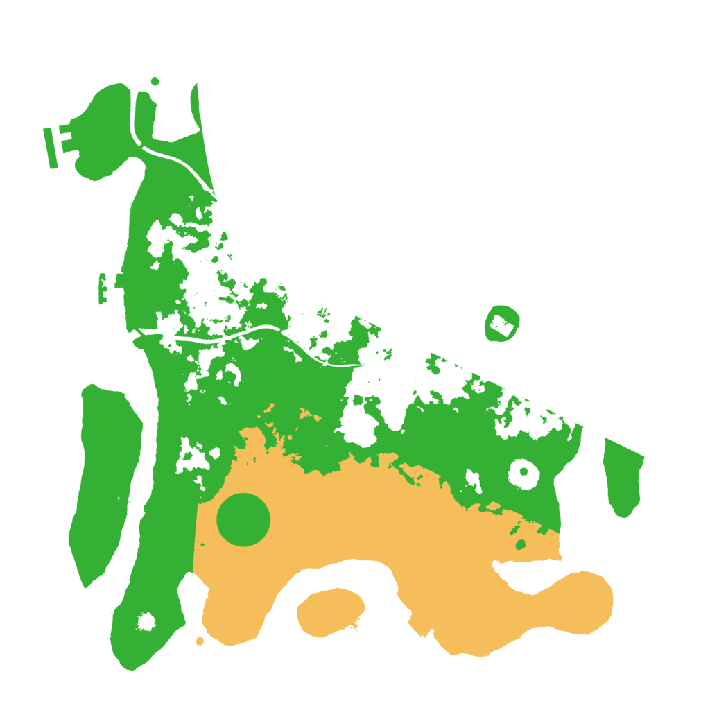 Biome Rust Map: Procedural Map, Size: 3500, Seed: 936054715
