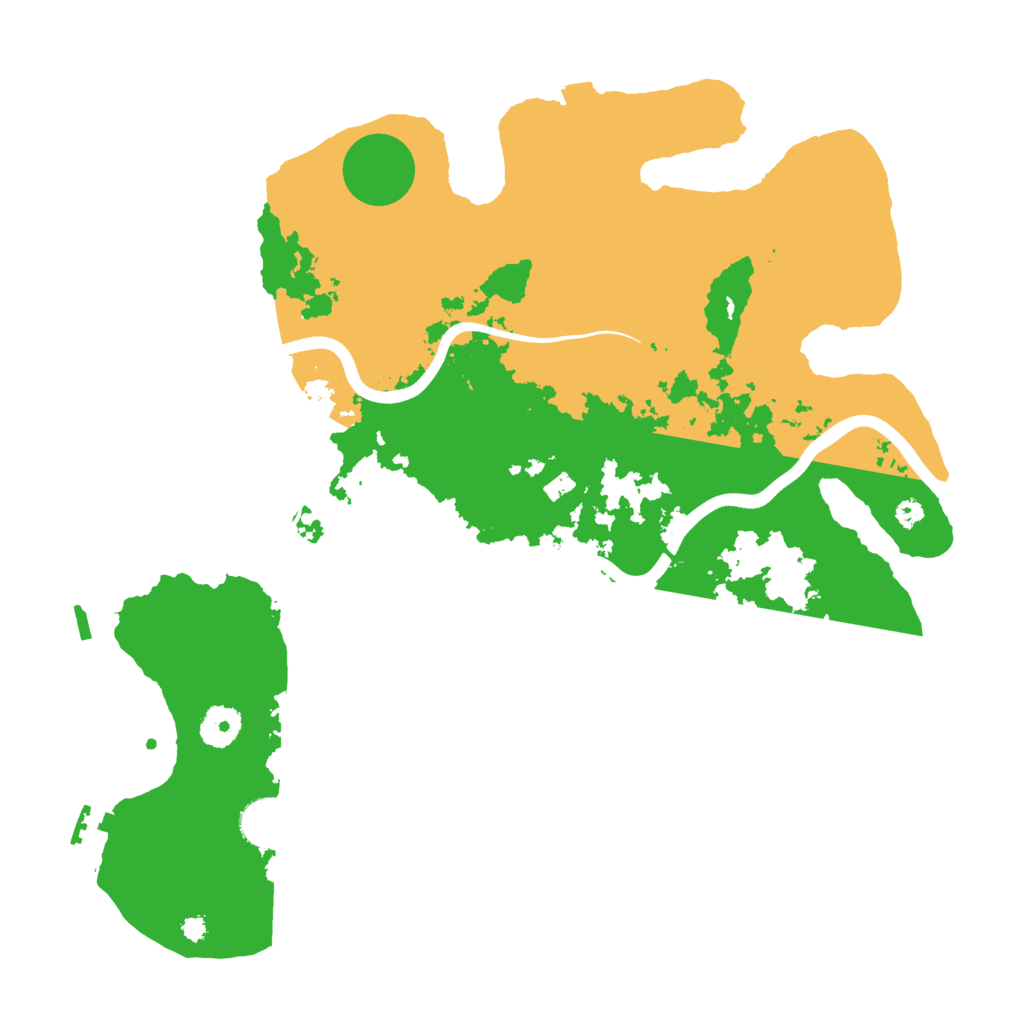 Biome Rust Map: Procedural Map, Size: 3750, Seed: 1998841228