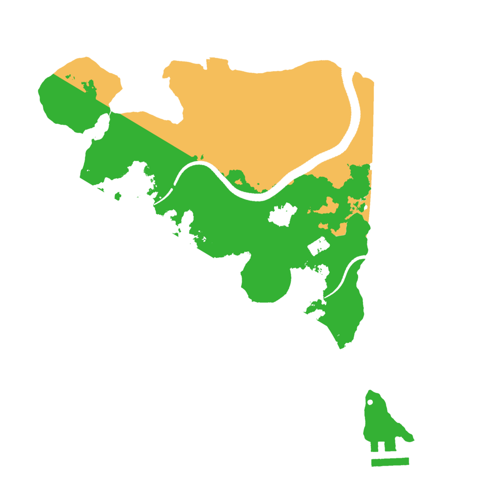 Biome Rust Map: Procedural Map, Size: 2700, Seed: 404953