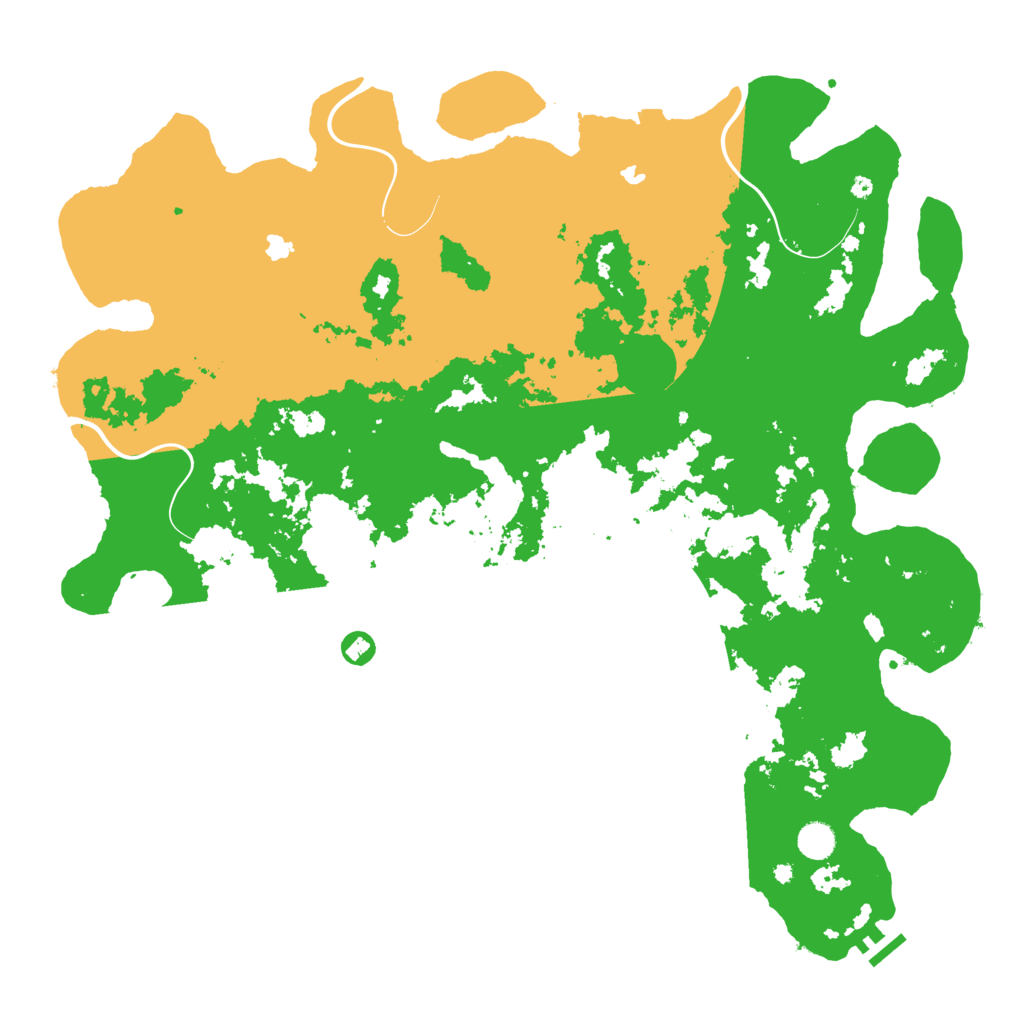 Biome Rust Map: Procedural Map, Size: 4800, Seed: 110631928