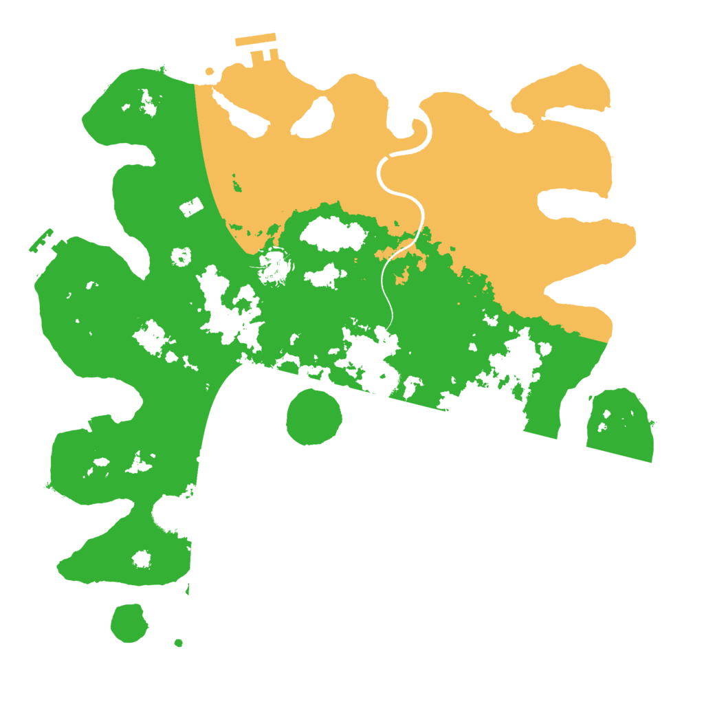 Biome Rust Map: Procedural Map, Size: 3500, Seed: 1244812522