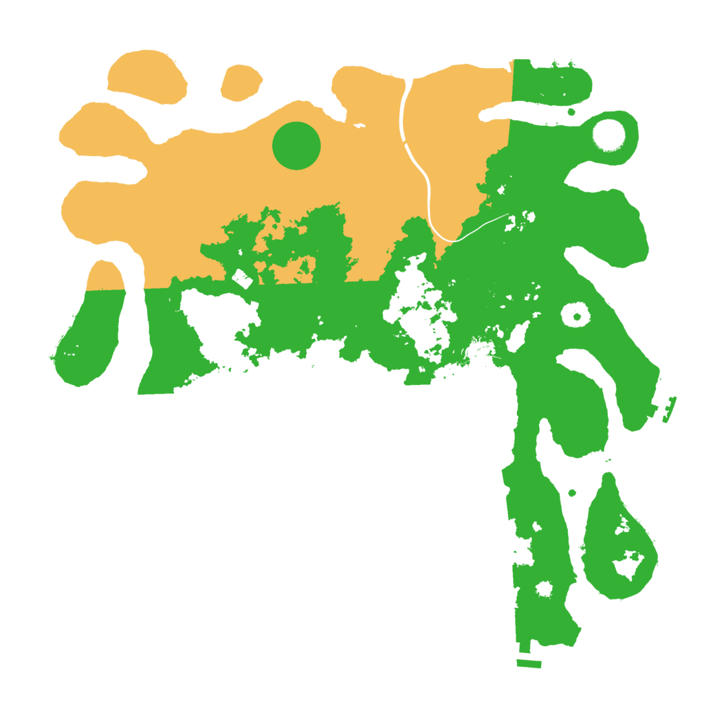 Biome Rust Map: Procedural Map, Size: 3850, Seed: 1042209088