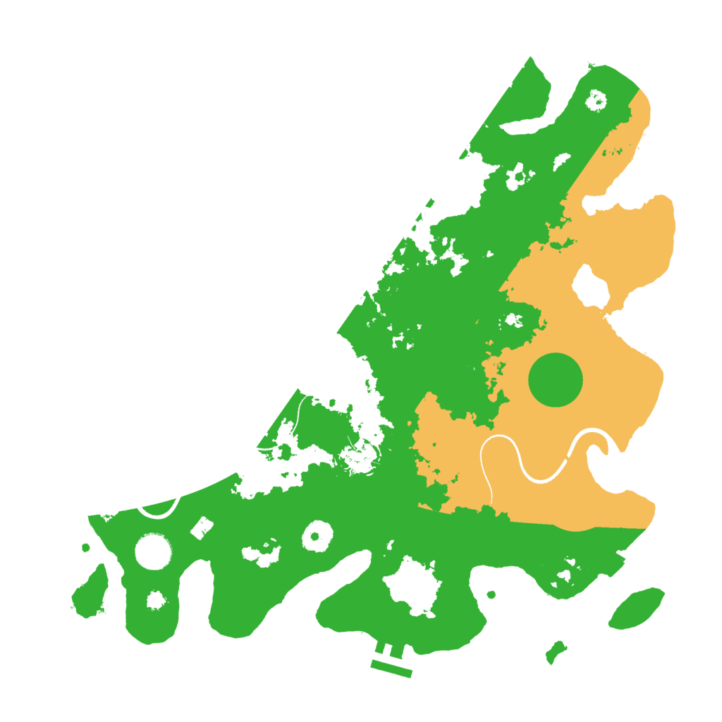 Biome Rust Map: Procedural Map, Size: 3500, Seed: 1704652478