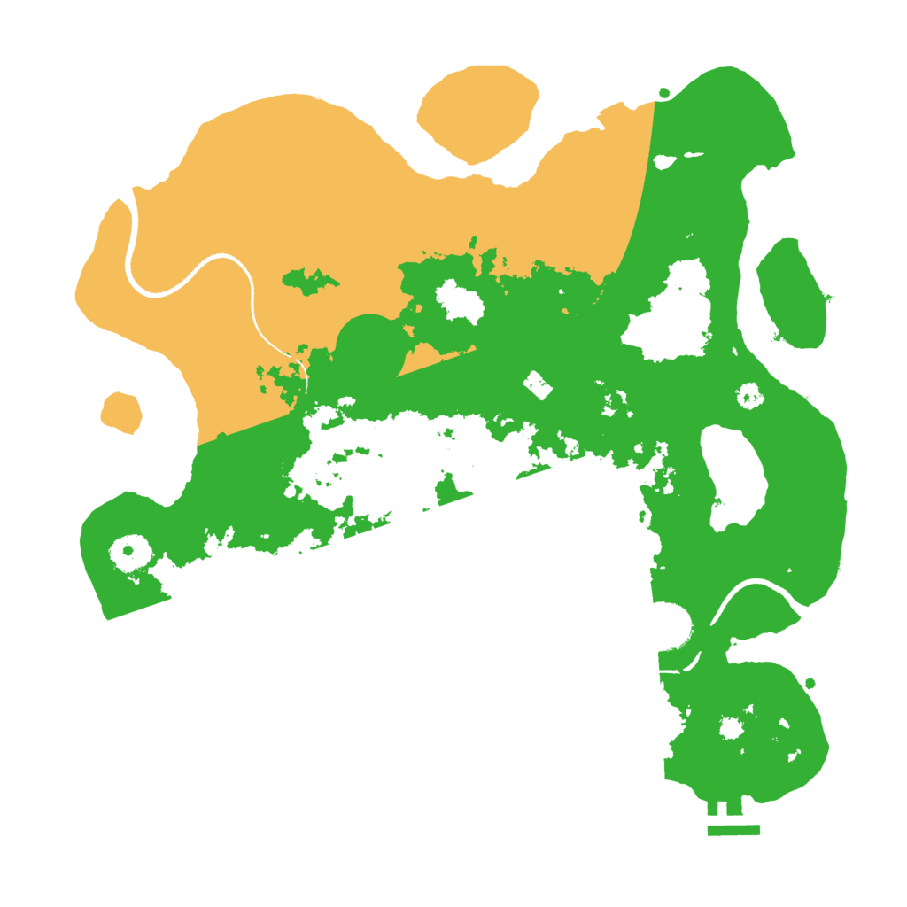Biome Rust Map: Procedural Map, Size: 3500, Seed: 460212369