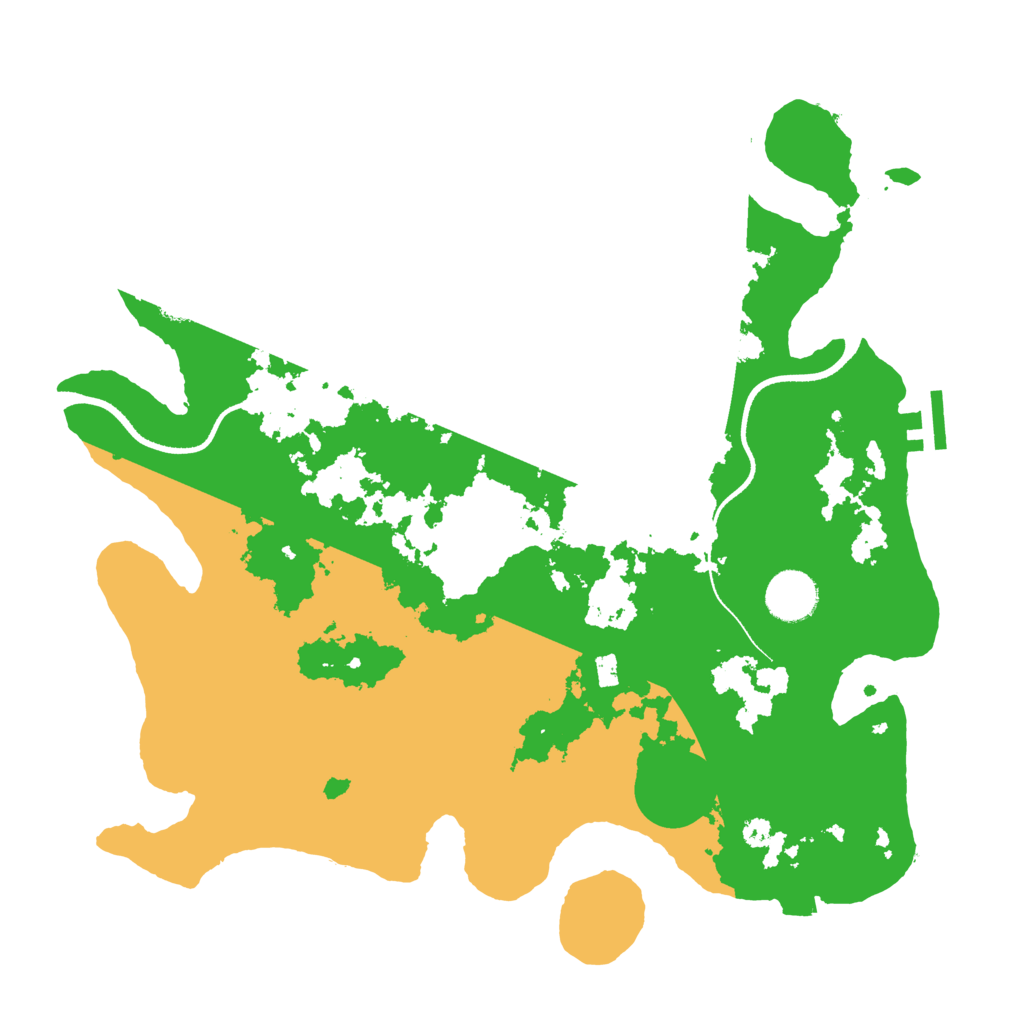 Biome Rust Map: Procedural Map, Size: 3500, Seed: 1892605879