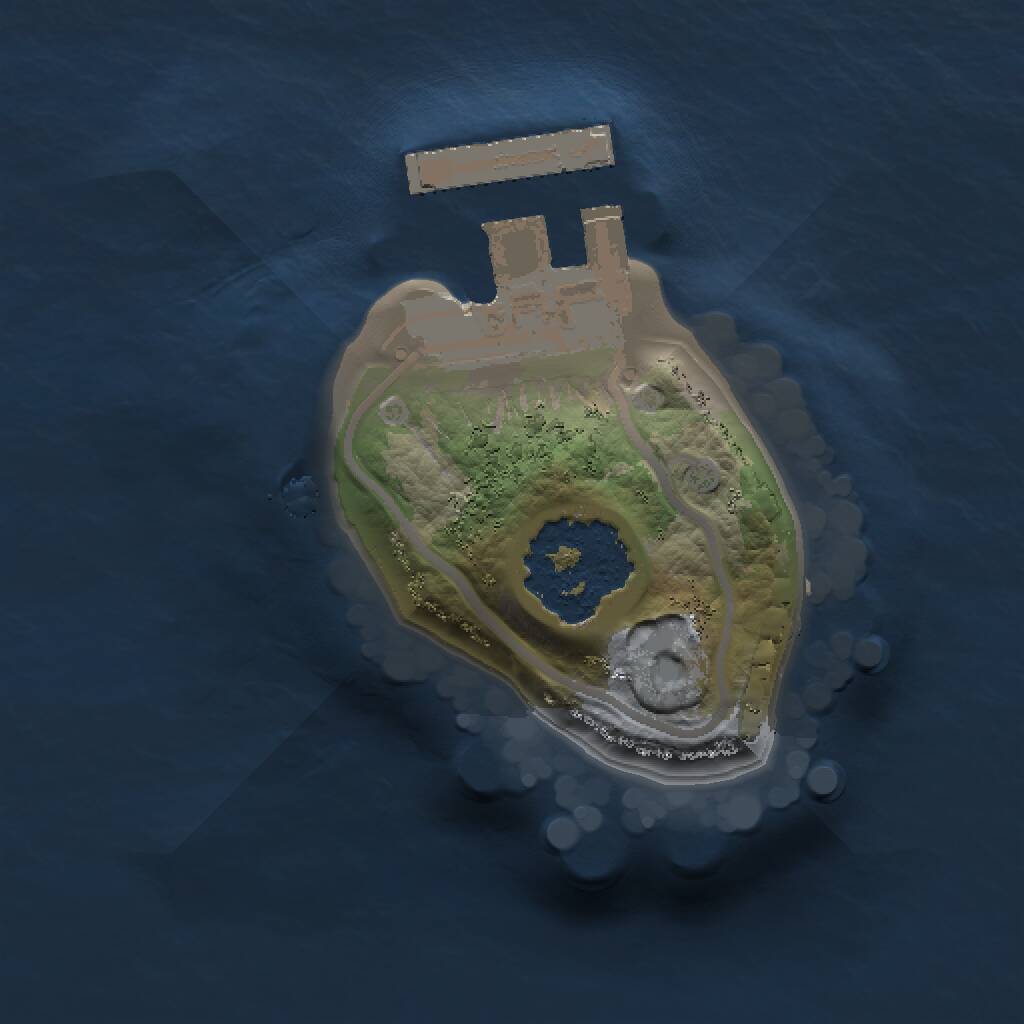 Rust Map: Procedural Map, Size: 1000, Seed: 973373669, 2 Monuments