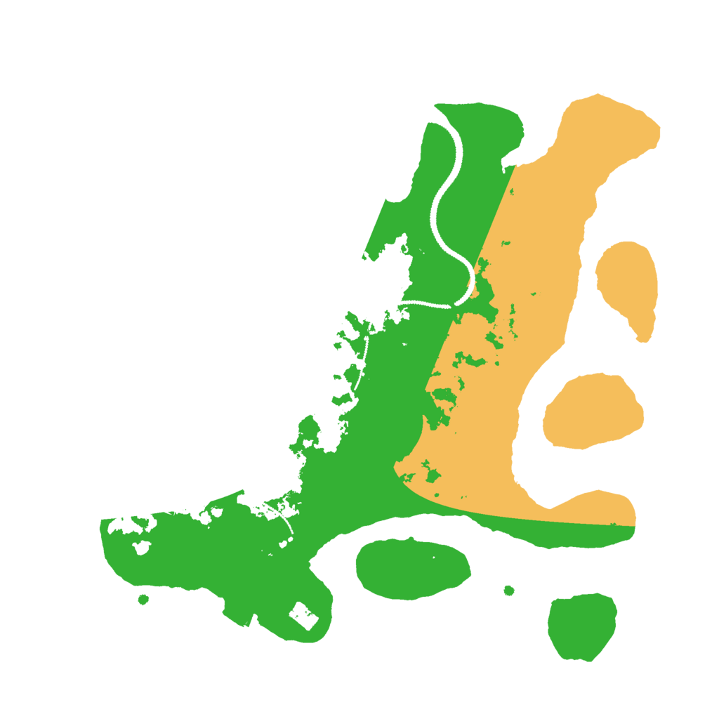 Biome Rust Map: Procedural Map, Size: 2800, Seed: 1221305677