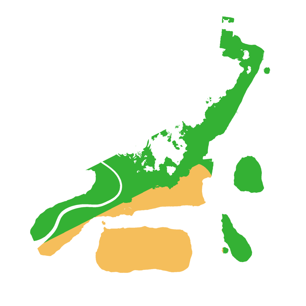 Biome Rust Map: Procedural Map, Size: 1900, Seed: 77744