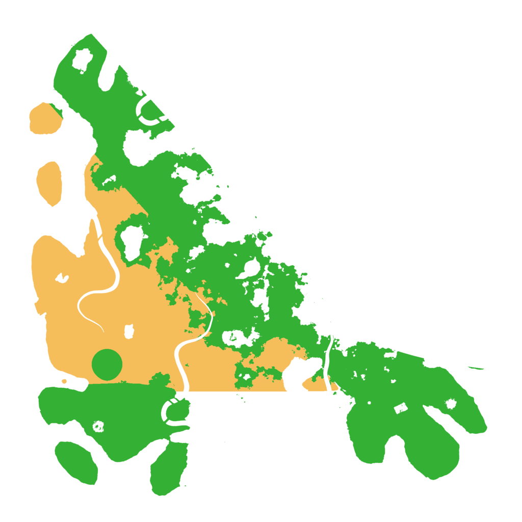 Biome Rust Map: Procedural Map, Size: 4500, Seed: 523249395
