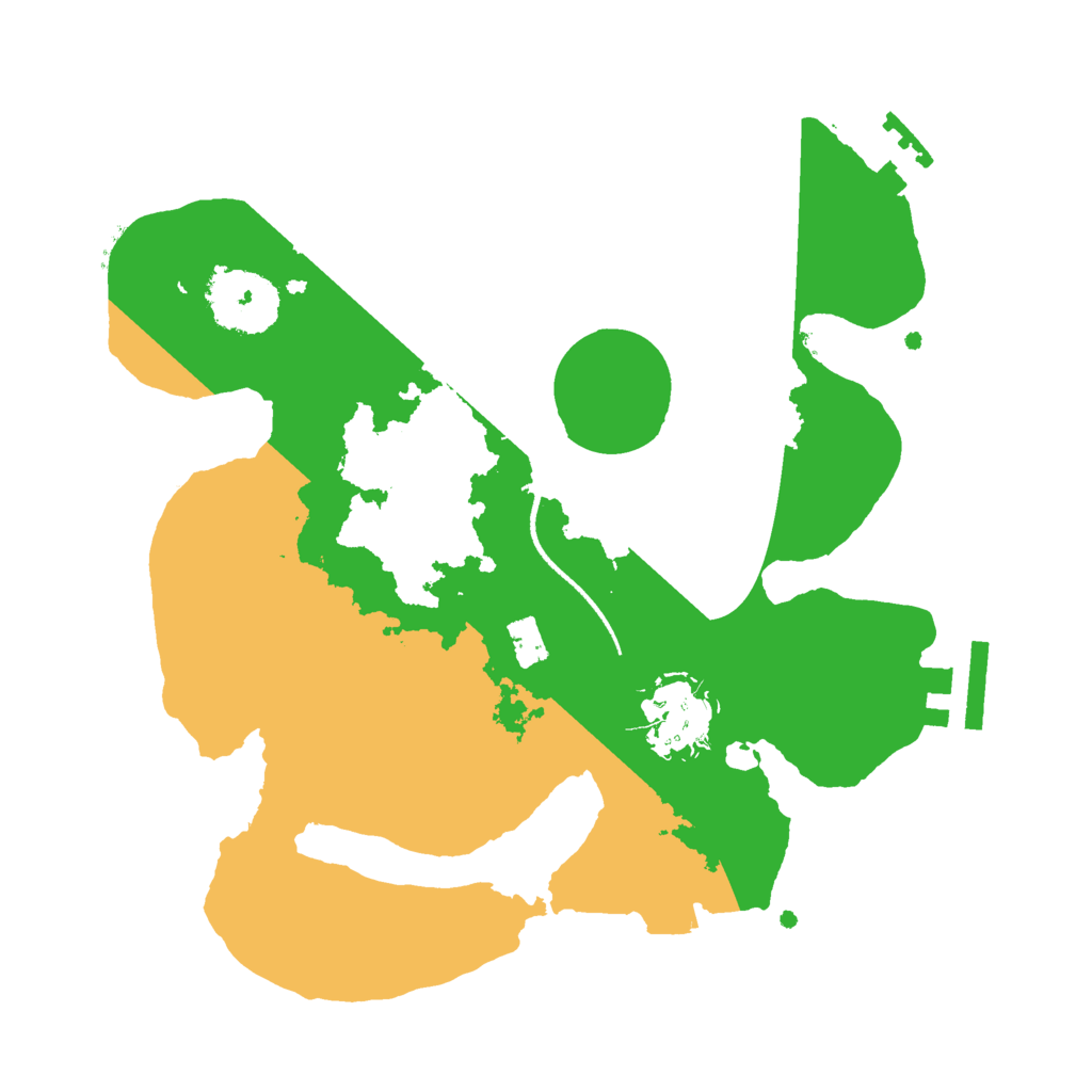 Biome Rust Map: Procedural Map, Size: 2500, Seed: 1154533876