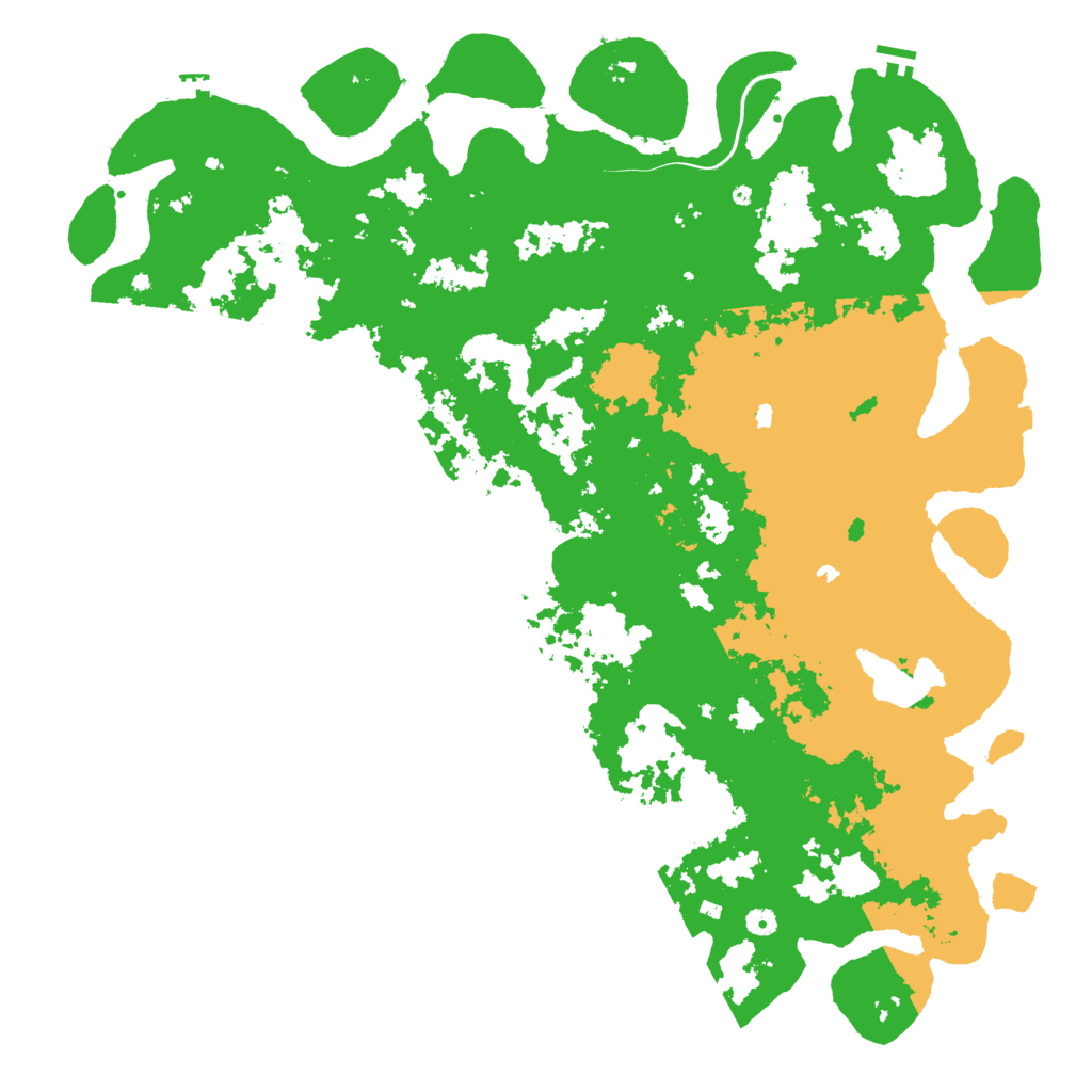 Biome Rust Map: Procedural Map, Size: 5500, Seed: 43673679