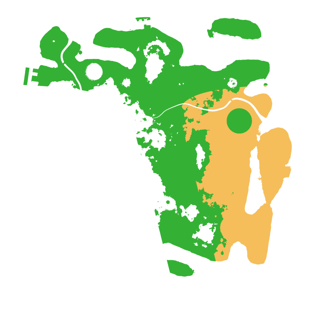 Biome Rust Map: Procedural Map, Size: 3300, Seed: 162445622