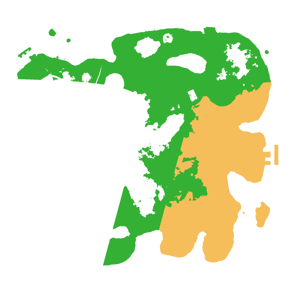 Biome Rust Map: Procedural Map, Size: 3000, Seed: 139945763