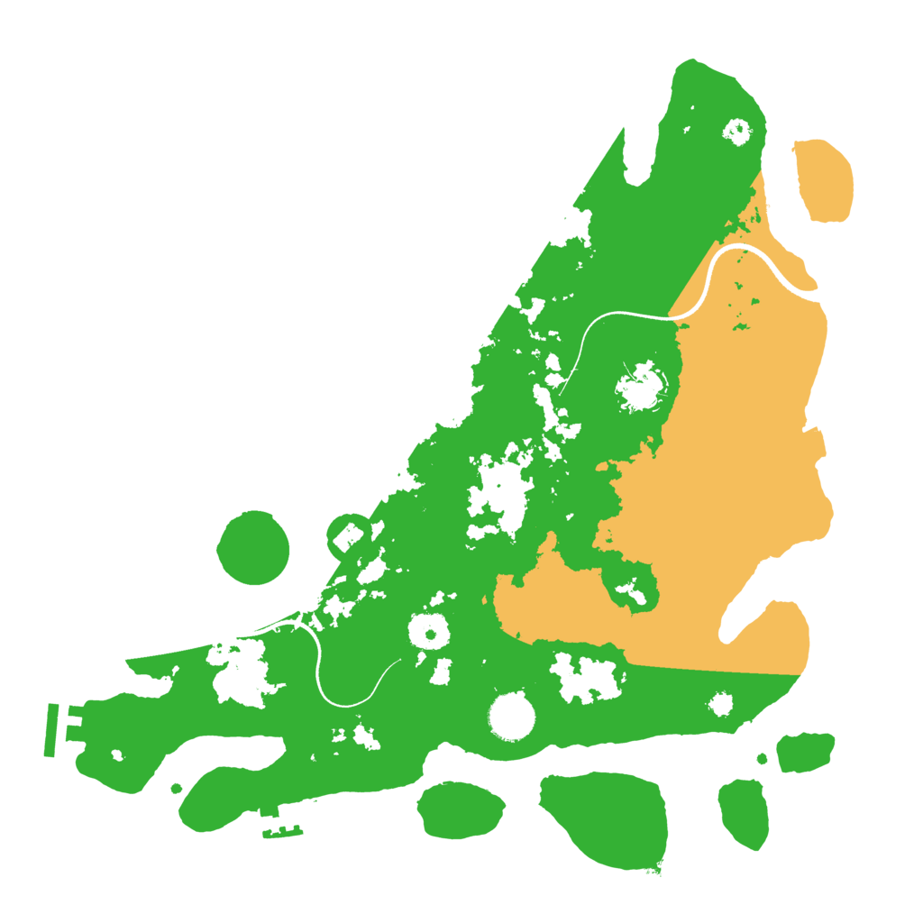 Biome Rust Map: Procedural Map, Size: 3500, Seed: 1565350265