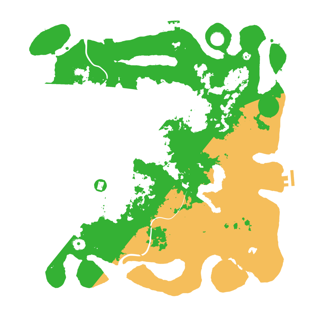 Biome Rust Map: Procedural Map, Size: 4000, Seed: 54163937