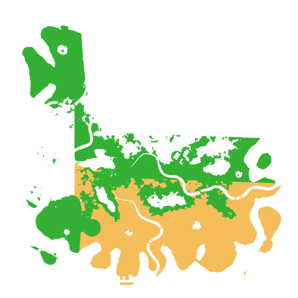 Biome Rust Map: Procedural Map, Size: 4500, Seed: 321231