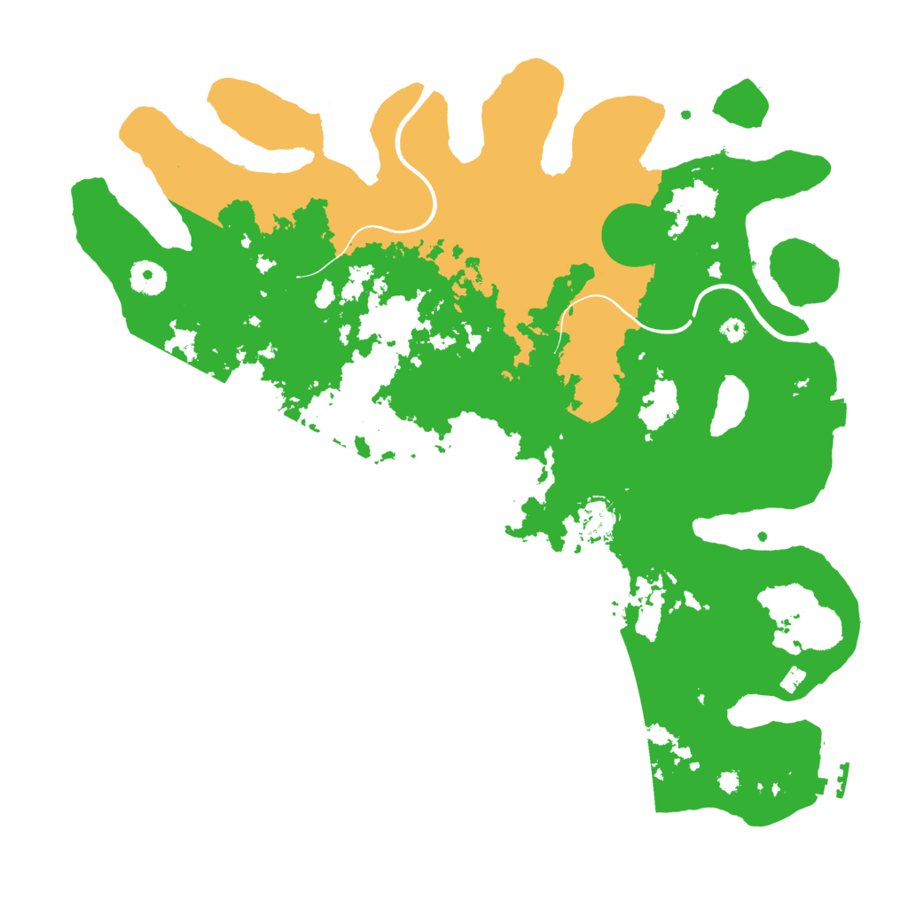 Biome Rust Map: Procedural Map, Size: 3800, Seed: 410353805