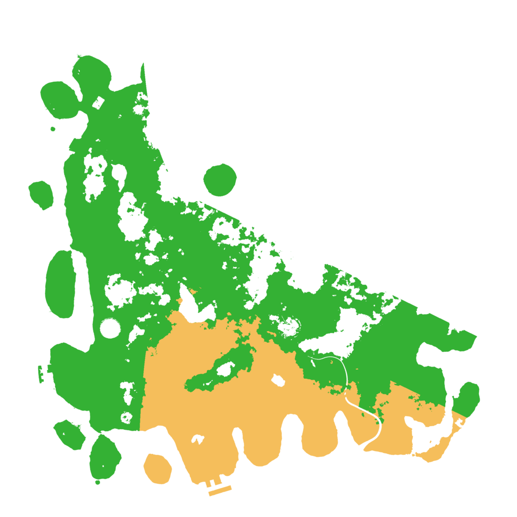 Biome Rust Map: Procedural Map, Size: 4500, Seed: 1631566653