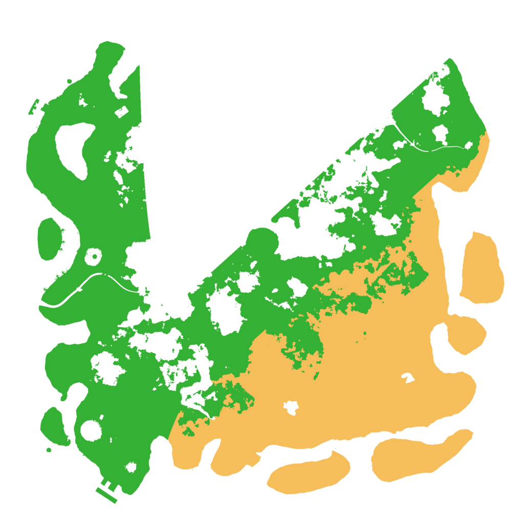 Biome Rust Map: Procedural Map, Size: 4500, Seed: 1827272453