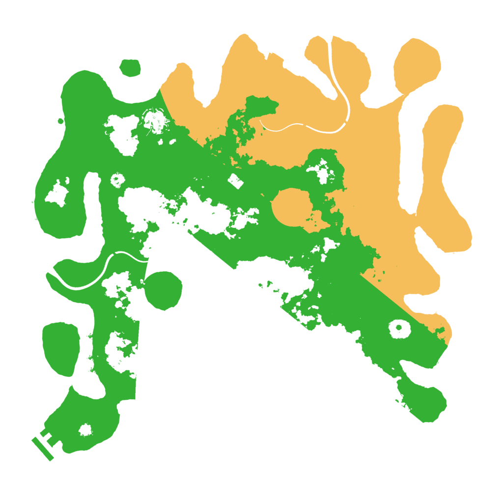 Biome Rust Map: Procedural Map, Size: 3600, Seed: 990338