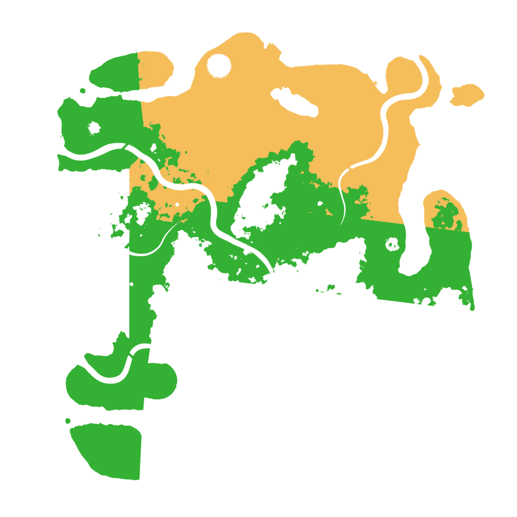 Biome Rust Map: Procedural Map, Size: 3800, Seed: 464653248