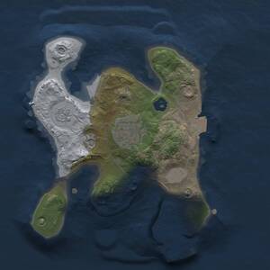 Thumbnail Rust Map: Procedural Map, Size: 2000, Seed: 1588741735, 5 Monuments
