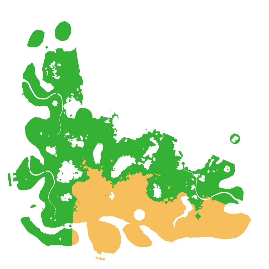 Biome Rust Map: Procedural Map, Size: 4250, Seed: 1077074001