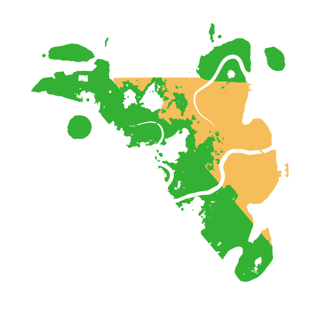 Biome Rust Map: Procedural Map, Size: 3500, Seed: 1013459142