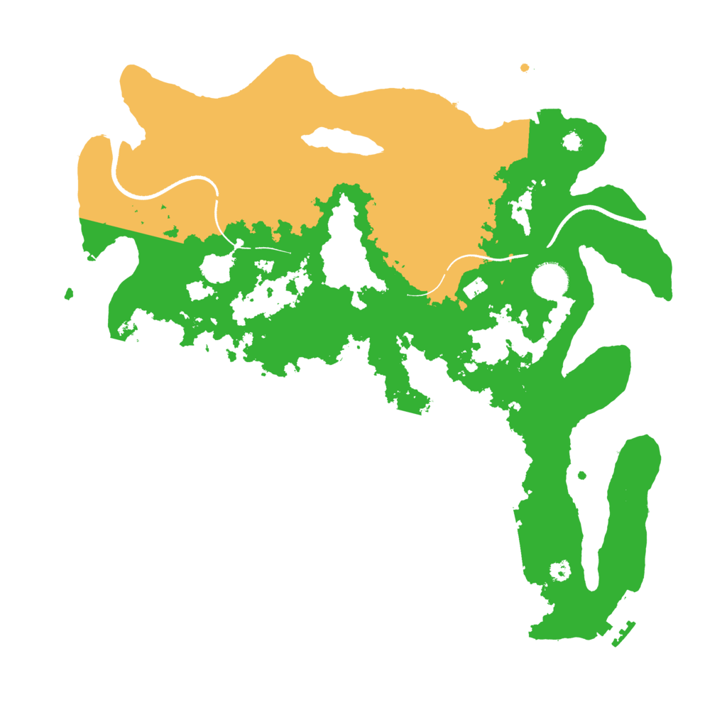 Biome Rust Map: Procedural Map, Size: 3500, Seed: 1408061042