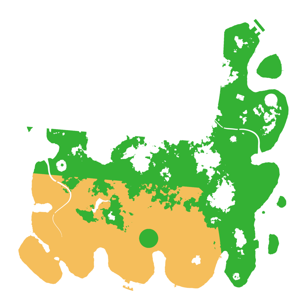 Biome Rust Map: Procedural Map, Size: 4250, Seed: 886548057