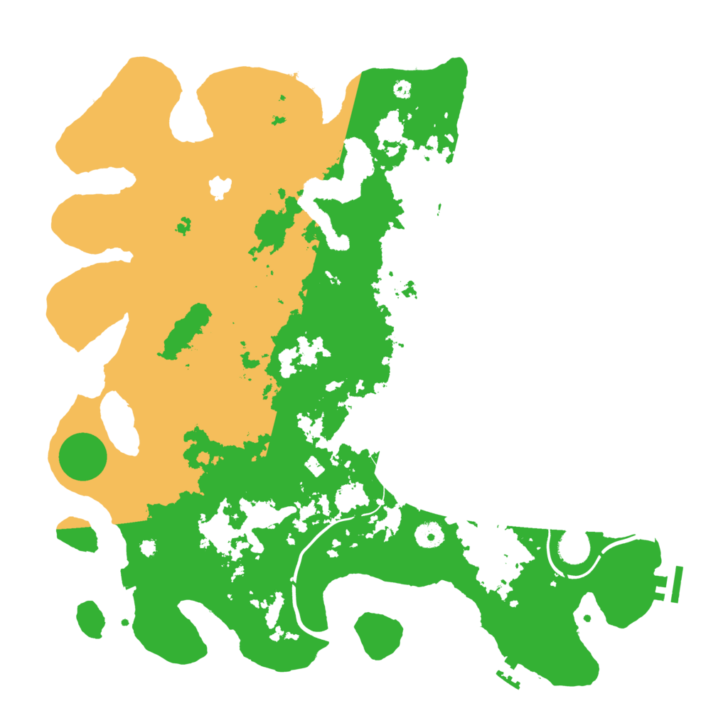 Biome Rust Map: Procedural Map, Size: 4000, Seed: 984195