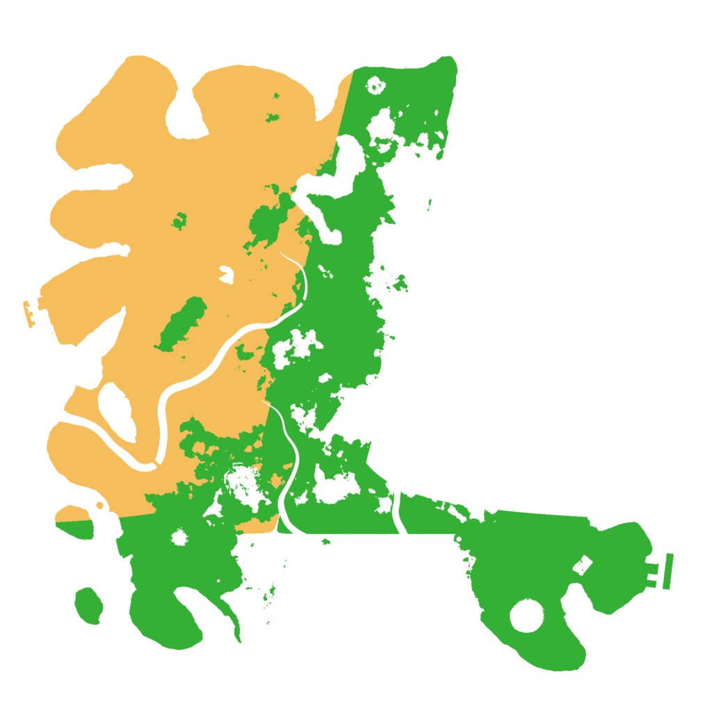 Biome Rust Map: Procedural Map, Size: 4000, Seed: 984195