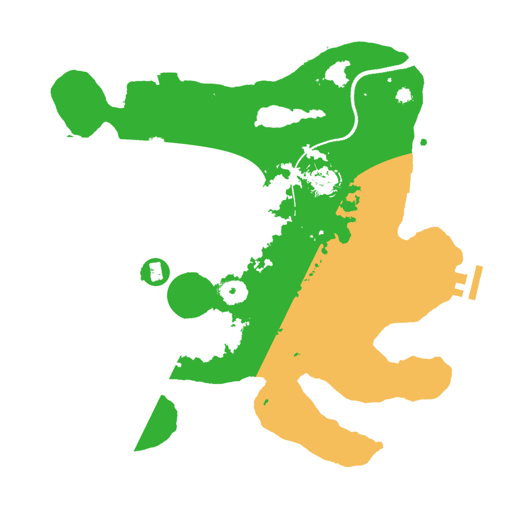 Biome Rust Map: Procedural Map, Size: 3000, Seed: 1516339406