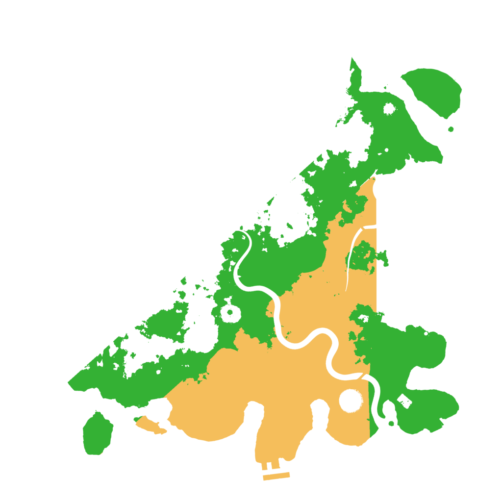 Biome Rust Map: Procedural Map, Size: 3800, Seed: 52254755