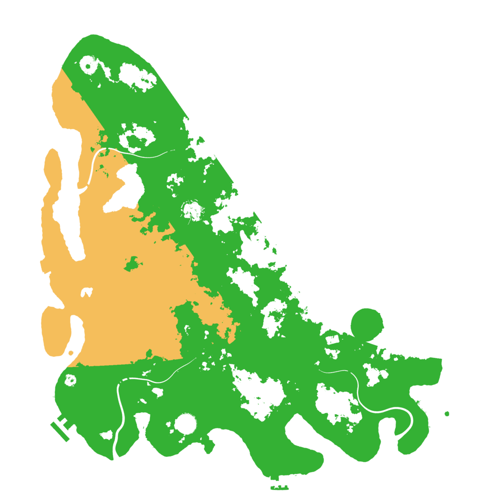 Biome Rust Map: Procedural Map, Size: 4250, Seed: 52926817