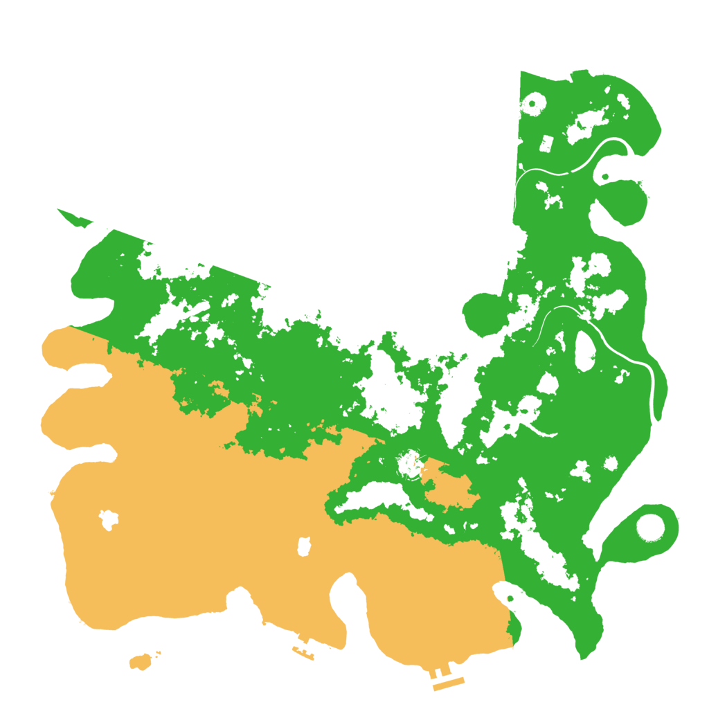 Biome Rust Map: Procedural Map, Size: 4500, Seed: 15051988
