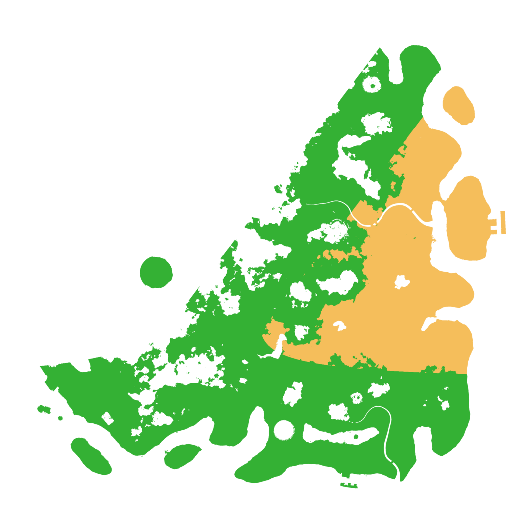 Biome Rust Map: Procedural Map, Size: 4500, Seed: 1810786921