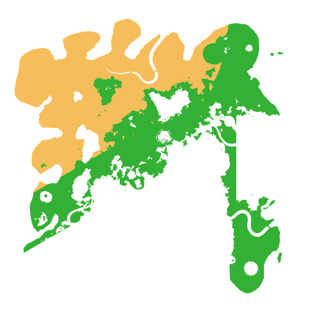 Biome Rust Map: Procedural Map, Size: 4000, Seed: 998877