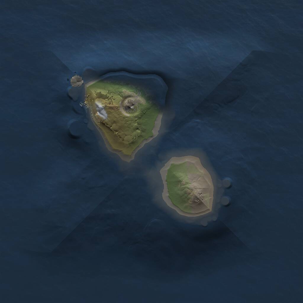 Rust Map: Procedural Map, Size: 1000, Seed: 722426761, 1 Monuments