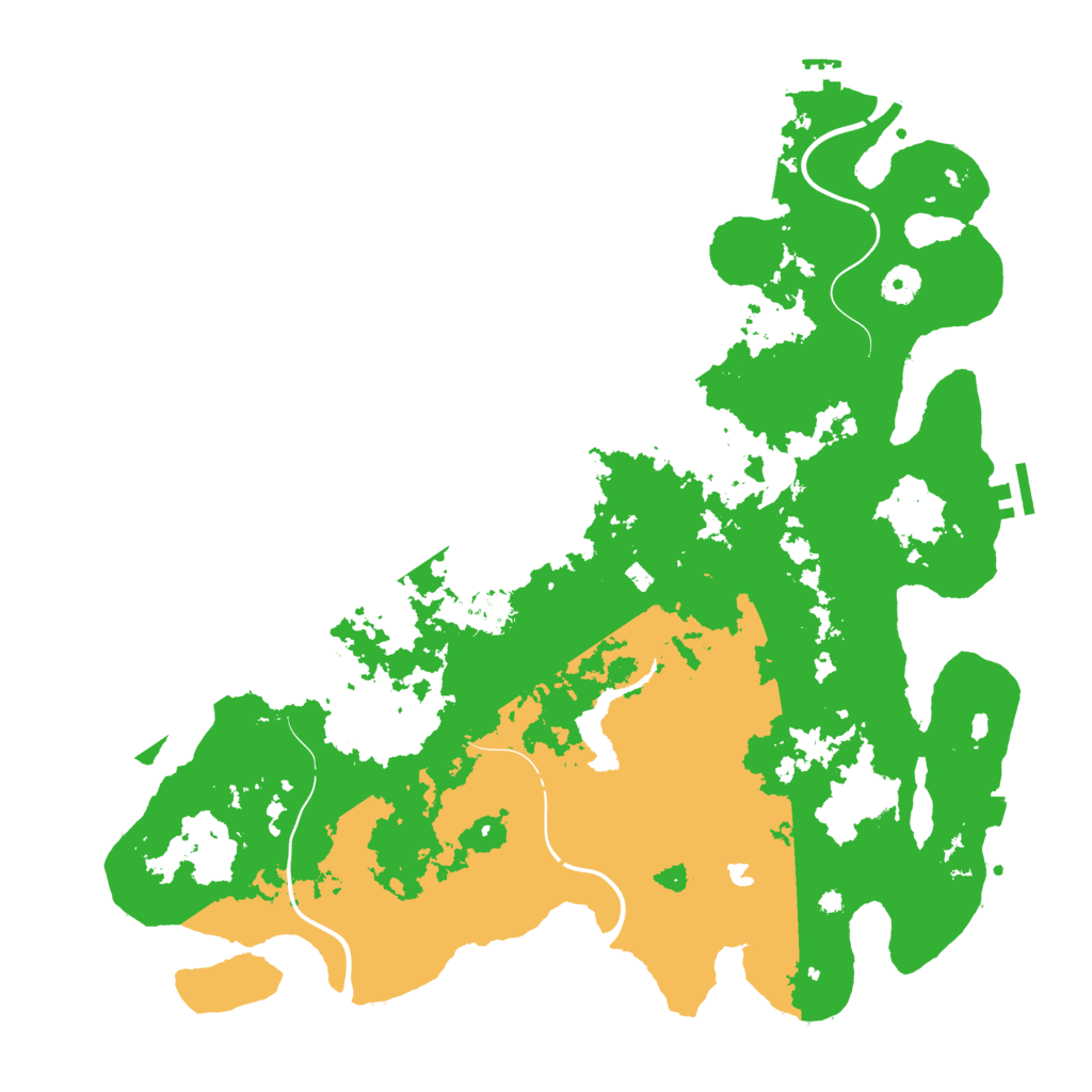 Biome Rust Map: Procedural Map, Size: 4250, Seed: 4513
