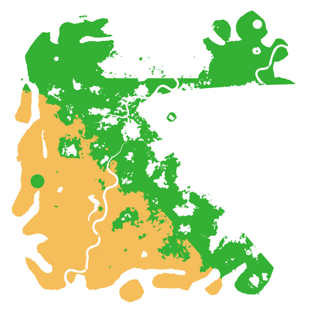 Biome Rust Map: Procedural Map, Size: 6000, Seed: 167634