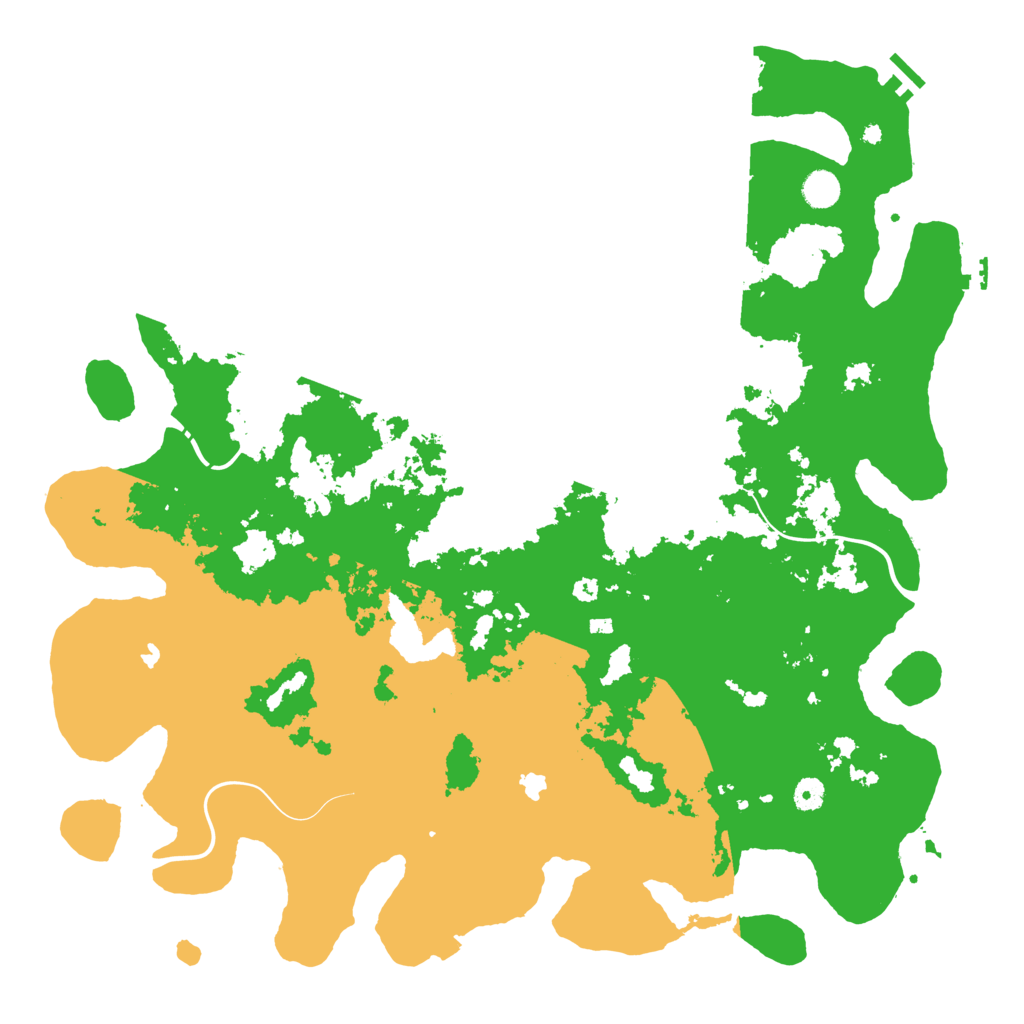 Biome Rust Map: Procedural Map, Size: 4800, Seed: 977636613