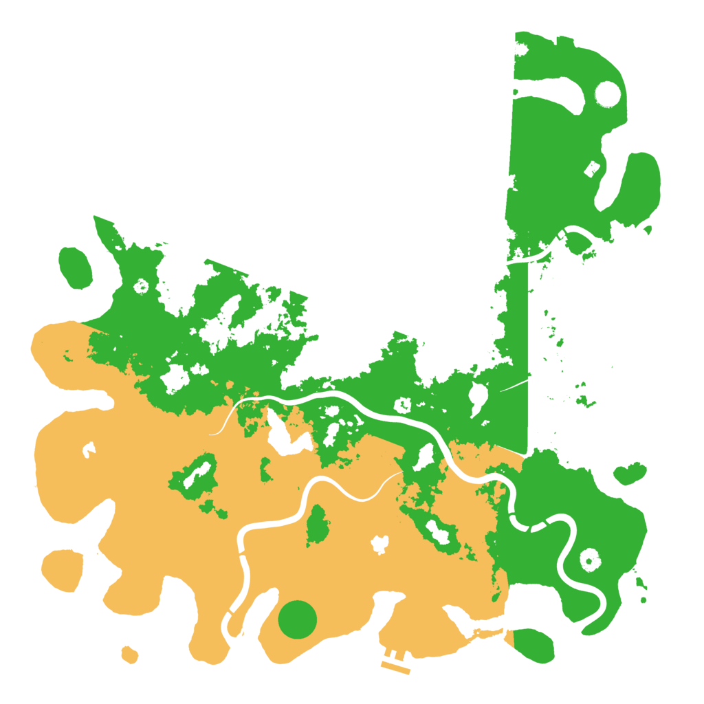 Biome Rust Map: Procedural Map, Size: 4800, Seed: 977636613