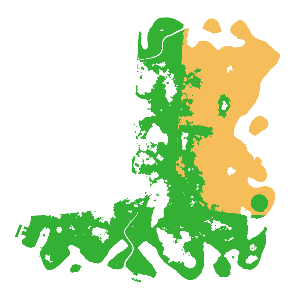 Biome Rust Map: Procedural Map, Size: 4500, Seed: 1353457892