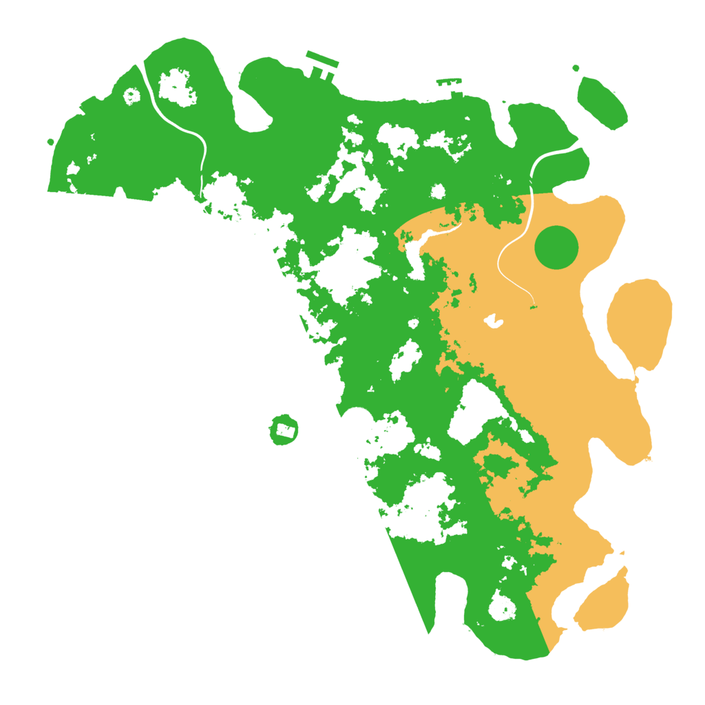 Biome Rust Map: Procedural Map, Size: 4250, Seed: 688610962
