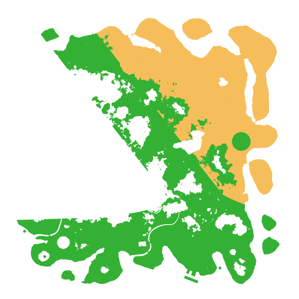 Biome Rust Map: Procedural Map, Size: 4250, Seed: 277317575